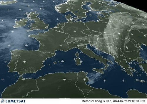 Satellietbeeld Servië!