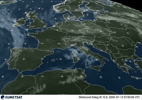Satellietbeeld Frankrijk!