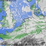 Satellietbeelden van Nederland