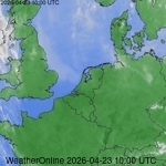 Satellietbeelden van Nederland