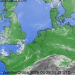 Satellietbeelden van Nederland