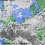 Satellietbeelden van Nederland