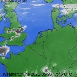 Satellietbeelden van Nederland
