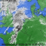 Satellietbeelden van Nederland
