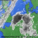 Satellietbeelden van Nederland