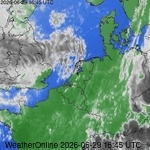 Satellietbeelden van Nederland