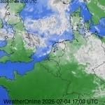 Satellietbeelden van Nederland