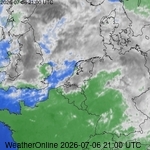 Satellietbeelden van Nederland