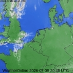 Satellietbeelden van Nederland