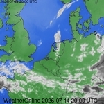Satellietbeelden van Nederland