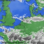 Satellietbeelden van Nederland