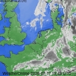 Satellietbeelden van Nederland