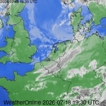 Satellietbeelden van Nederland