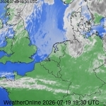 Satellietbeelden van Nederland