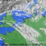 Satellietbeelden van Nederland