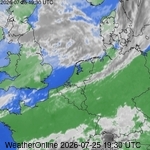 Satellietbeelden van Nederland