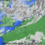 Satellietbeelden van Nederland