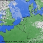 Satellietbeelden van Nederland