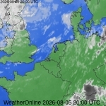 Satellietbeelden van Nederland