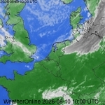 Satellietbeelden van Nederland