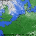 Satellietbeelden van Nederland
