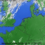 Satellietbeelden van Nederland