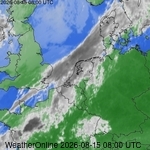 Satellietbeelden van Nederland