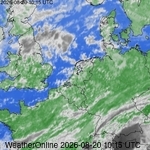 Satellietbeelden van Nederland