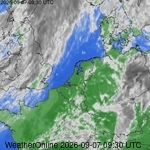Satellietbeelden van Nederland