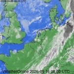Satellietbeelden van Nederland