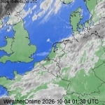 Satellietbeelden van Nederland