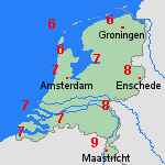 Verwachting wo, 14-01 Nederland