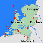 Verwachting zo, 08-02 Nederland