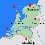 Verwachting za, 14-02 Nederland