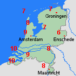 Verwachting vr, 20-02 Nederland