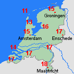 Verwachting do, 26-02 Nederland