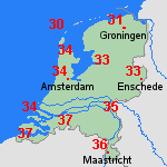 Verwachting ma, 03-08 Nederland