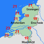 Verwachting di, 18-08 Nederland