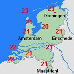 Verwachting do, 20-08 Nederland