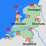 Verwachting za, 26-09 Nederland