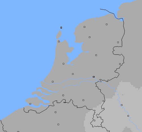 Bewolking Nederland