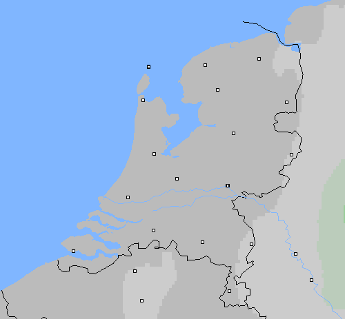 Bewolking Nederland