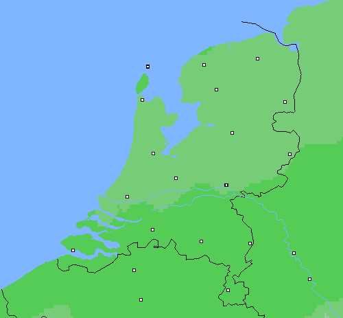 Bewolking Nederland