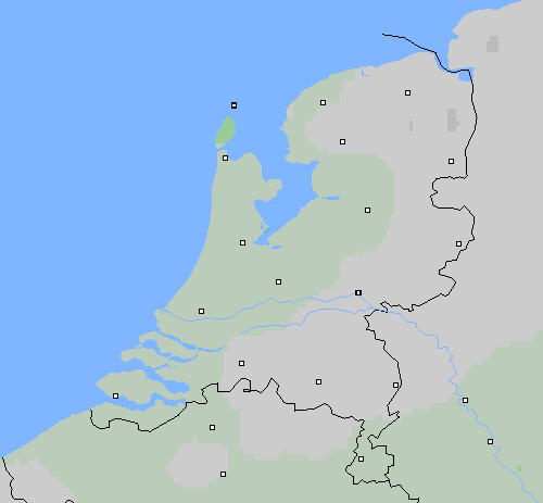 Bewolking Nederland