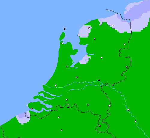 Neerslag (24 uur) Nederland