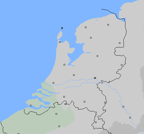 Bewolking Nederland