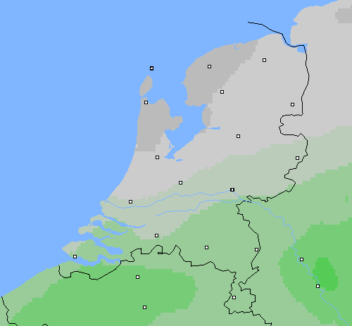 Bewolking Nederland