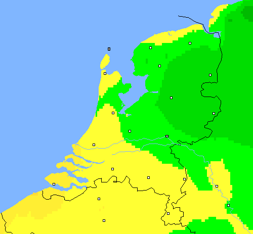 Tmin Nederland