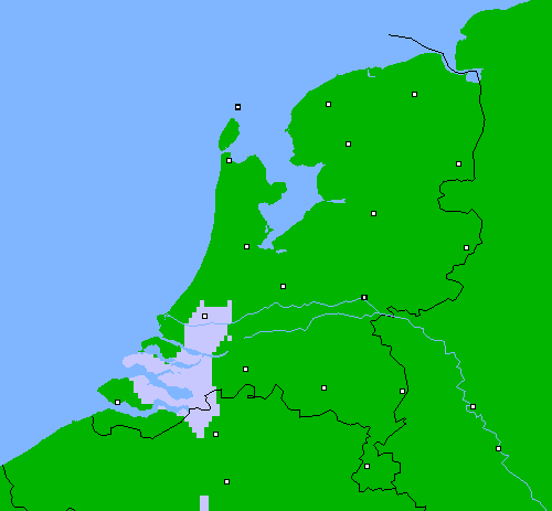 Neerslag (24 uur) Nederland