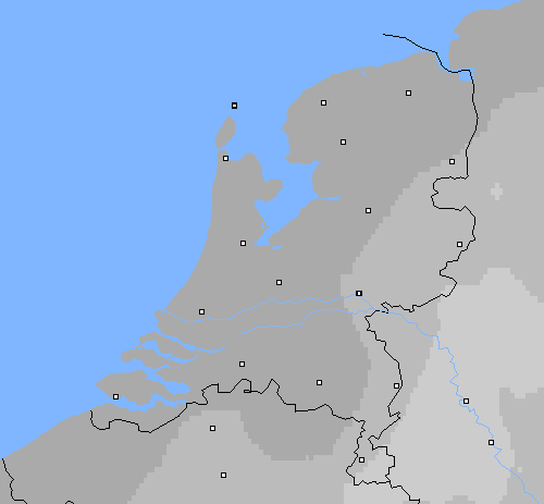 Bewolking Nederland